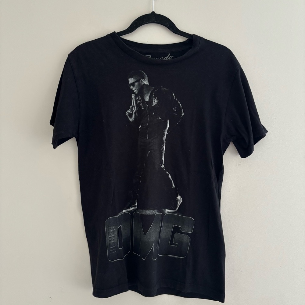 Usher OMG tour Black Band tee Graphic T-Shirt